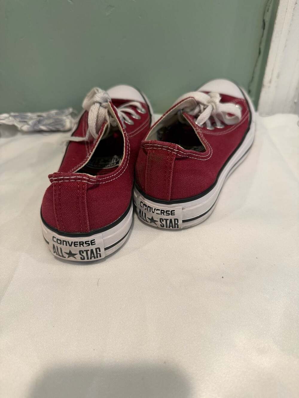 Converse Chuck Taylor All Star Low Top Maroon Sneakers - Picture 4 of 9